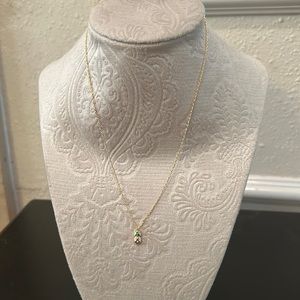 Adjustable Versona cubic zirconia pineapple necklace